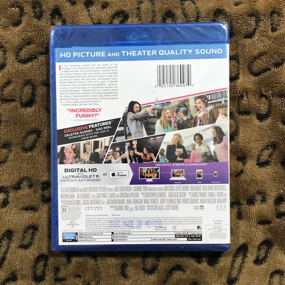 Bad Moms BluRay Dvd - Picture 2 of 2